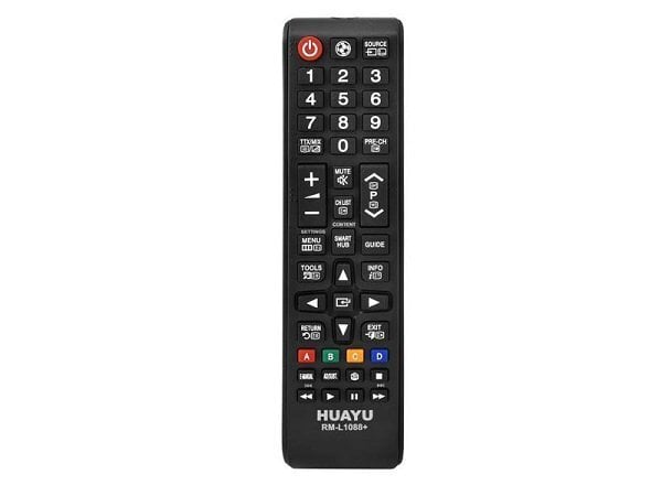 HQ LXP108 TV remote control Samsung RM-L1088 Black hind ja info | Smart TV tarvikud | kaup24.ee