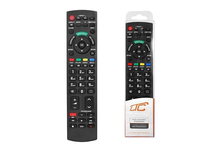 HQ LXP045 TV Universal remote control LCD / LED PANASONIC / Black hind ja info | Smart TV tarvikud | kaup24.ee