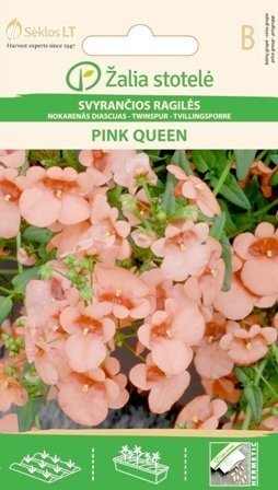 Harilik kaksikkannus Pink Queen цена и информация | Lilleseemned | kaup24.ee