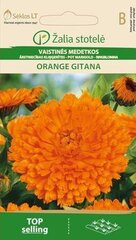Kалендула лекарственная Orange gitana цена и информация | Семена цветов | kaup24.ee