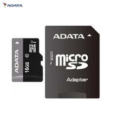 Карта памяти ADATA Premier UHS-I 16 ГБ, MicroSDHC, Fl цена и информация | Карты памяти для телефонов | kaup24.ee