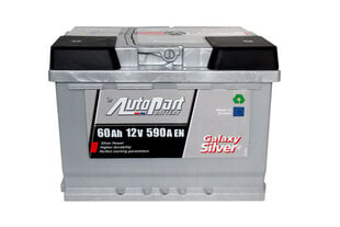 Aku GALAXY 60Ah 12V hind ja info | AUTOPART Autokaubad | kaup24.ee