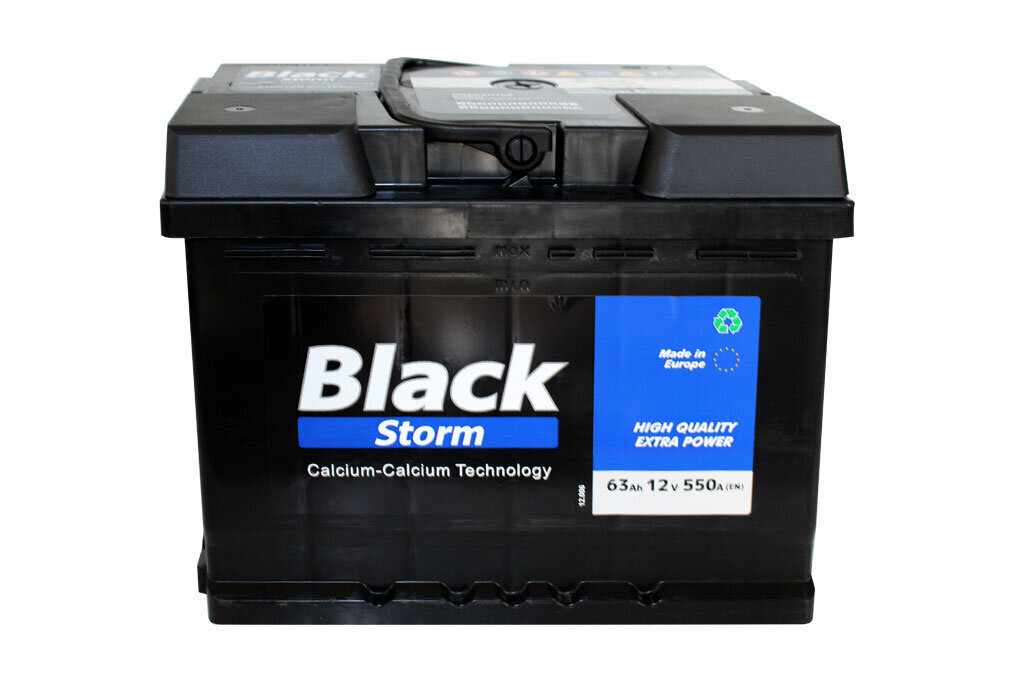 Aku BLACK Storm 63Ah 12V hind ja info | Akud | kaup24.ee