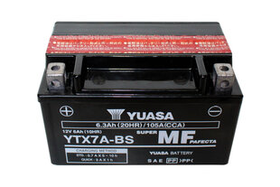 Аккумулятор для мотоцикла Yuasa 12V 6Ah YTX7A-BS цена и информация | Аккумуляторы | kaup24.ee