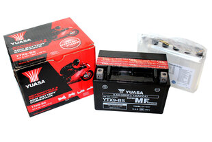 Аккумулятор для мотоцикла Yuasa 12V 8Ah YTX9-BS цена и информация | Аккумуляторы | kaup24.ee
