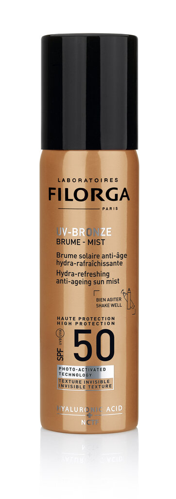 Multifunktsionaalne päikesekaitsesprei Filorga UV-Bronze SPF 50, 60 ml цена и информация | Päikesekreemid | kaup24.ee