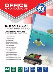 Lamineerimiskile A4 2x125mk, 100 lehte цена и информация | Канцелярские товары | kaup24.ee