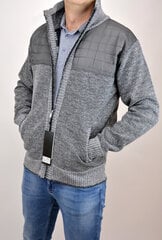 Свитер мужской на молнии Mostom 1668, белый цена и информация | свитер e193 - черный | kaup24.ee