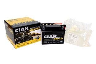 Аккумулятор CIAK YB4L-B 4Ач 12В цена и информация | Мото аккумуляторы | kaup24.ee