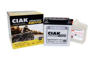 Aku CIAK 12N7-3B 7Ah 12V hind ja info | Mootorrataste akud | kaup24.ee