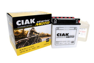 Aku CIAK YB10L-3B 11Ah 12V hind ja info | Mootorrataste akud | kaup24.ee