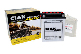Аккумулятор CIAK YB14-A2 14Ач 12В цена и информация | Мото аккумуляторы | kaup24.ee