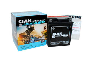 Аккумулятор CIAK YTX7L-BS 7Ач 12VВ цена и информация | Аккумуляторы | kaup24.ee