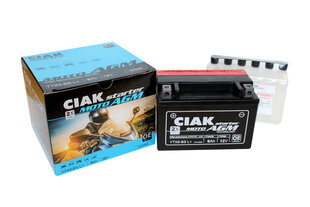 Aku CIAK YTX9-BS 9Ah 12V hind ja info | Mootorrataste akud | kaup24.ee