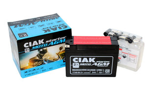 Aku CIAK YT4B-BS 3Ah 12V hind ja info | Mootorrataste akud | kaup24.ee