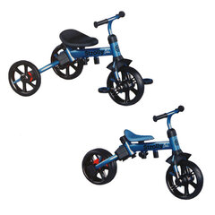 Многофункциональный трехколесный велосипед Yvolution Strolly Bike, серый / синий, 101168 цена и информация | Трехколесные велосипеды | kaup24.ee