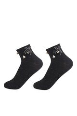Носки женские be Snazzy SK-44, черные цена и информация | Женские носки из ангорской шерсти | kaup24.ee