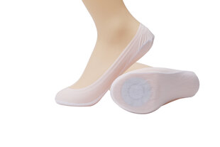 Следки женские с силиконовой полоской Be Snazzy ST-31, белые цена и информация | Женские носки | kaup24.ee