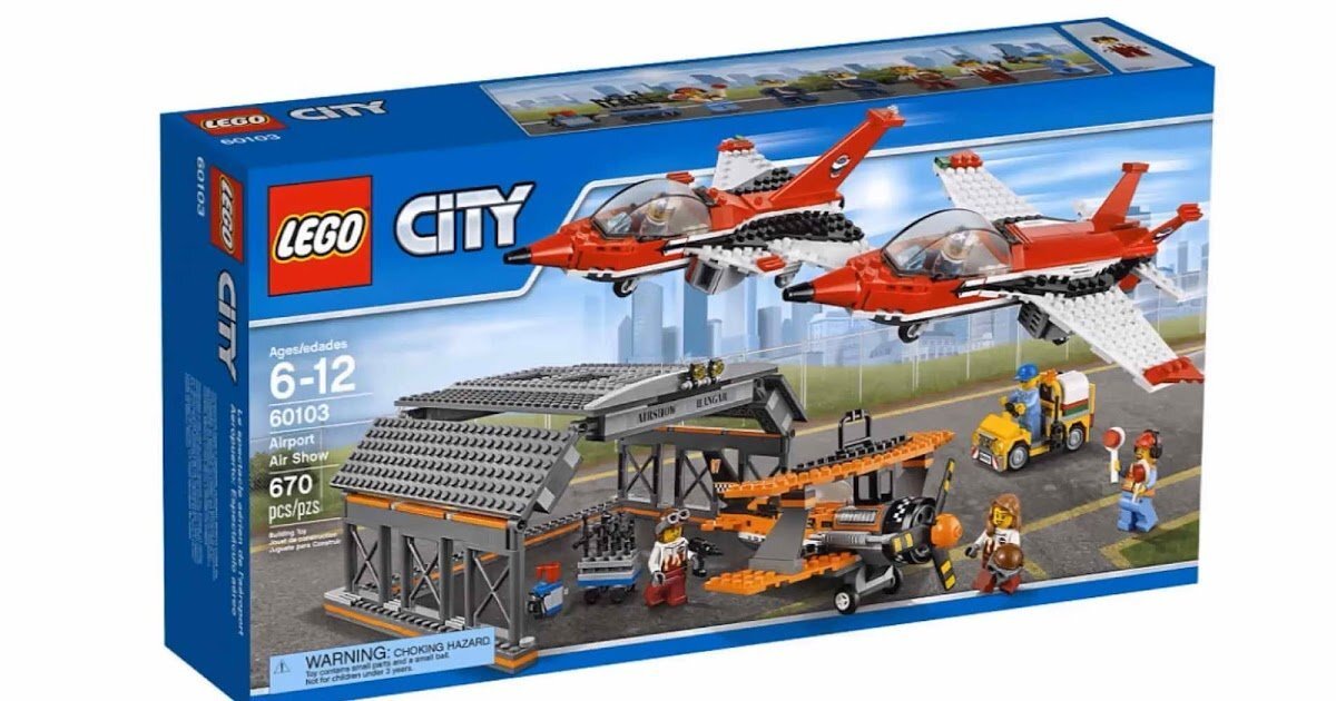 60103​ LEGO® CITY Airport Air Show цена и информация | Klotsid ja konstruktorid | kaup24.ee