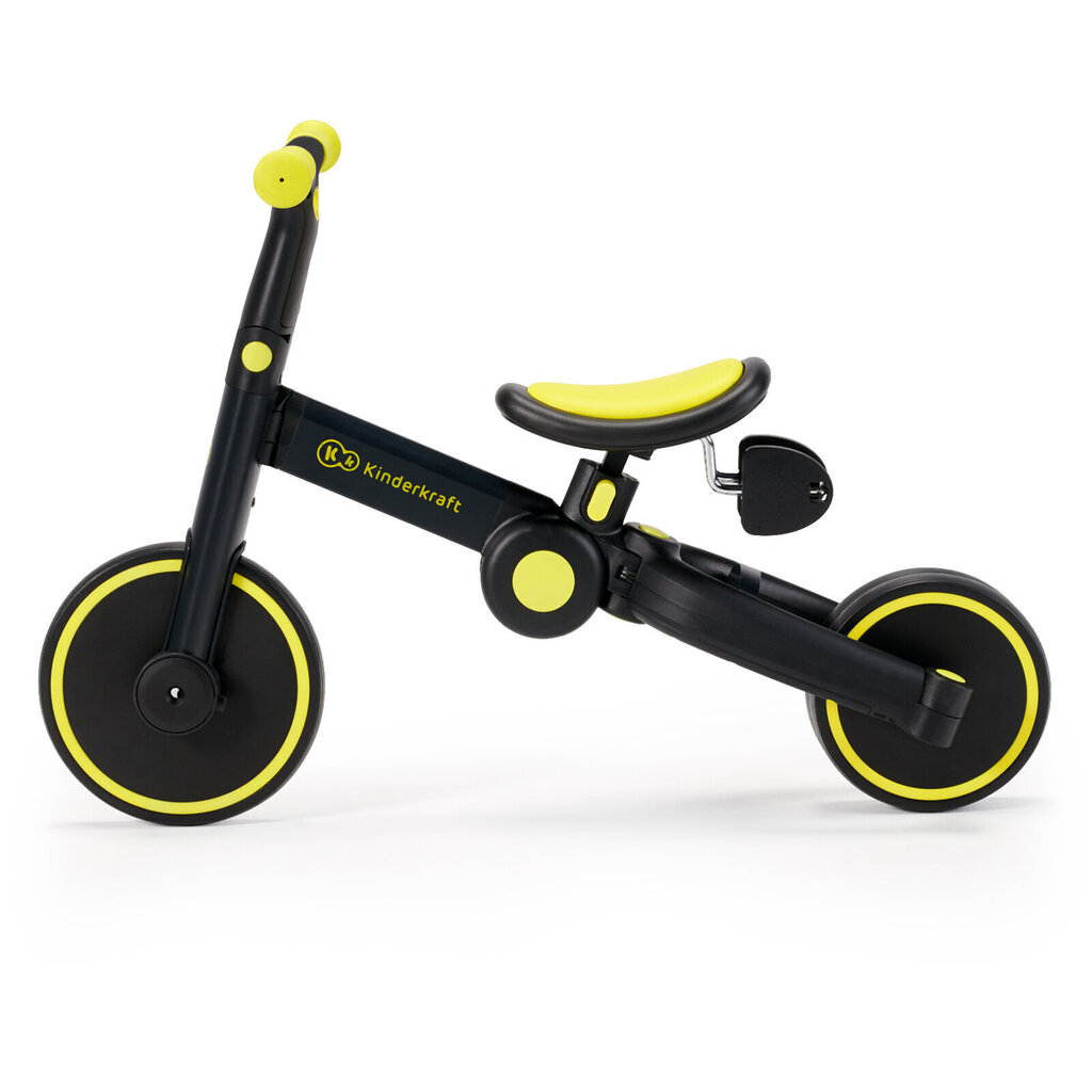 Kolmerattaline 3in1 Kinderkraft 4Trike, must hind ja info | Kolmerattalised jalgrattad | kaup24.ee