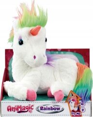 Värvikas ükssarvik Animagic Rainbow - My Glowing Unicorn hind ja info | Pehmed mänguasjad | kaup24.ee