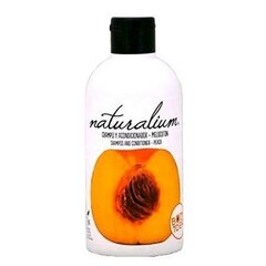 Kaks ühes šampoon ja palsam Peach Naturalium, 400 ml цена и информация | Шампуни | kaup24.ee