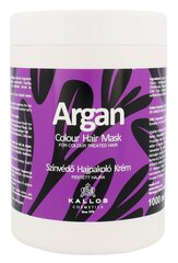 Juuksemask värvitud juustele Kallos Argan Colour, 1000 ml цена и информация | Средства для укрепления волос | kaup24.ee