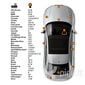 FORD EUROPE J5 - TONIC Kriimustuste parandmaise värv 15 ml цена и информация | Auto värvikorrektorid | kaup24.ee