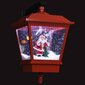 vidaXl jõulu seinalamp Led-tulede ja jõuluvanaga, punane, 40 x 27 x 45 cm hind ja info | Jõulukaunistused | kaup24.ee