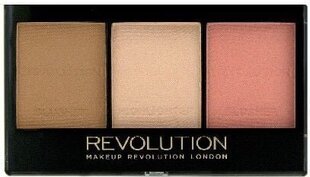 макияжный набор Revolution Make Up Ultra Sculpt & Contour Ultra Fair C01 палитра (11 g) цена и информация | Пудры, базы под макияж | kaup24.ee