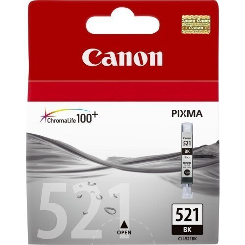 CANON CLI-521bk ink black hind ja info | Tindiprinteri kassetid | kaup24.ee