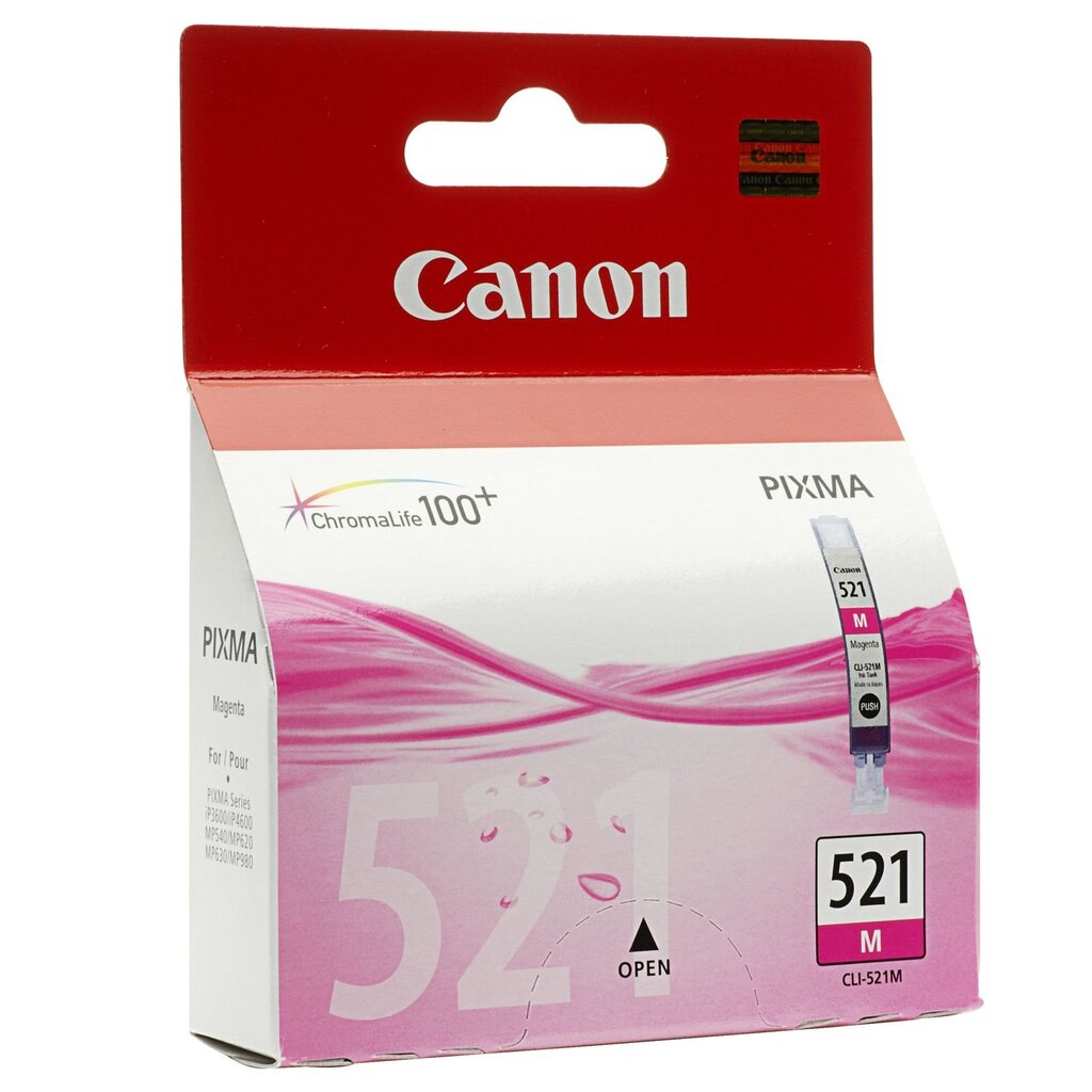 Tindikassett CANON CLI-521M, punane hind ja info | Tindiprinteri kassetid | kaup24.ee