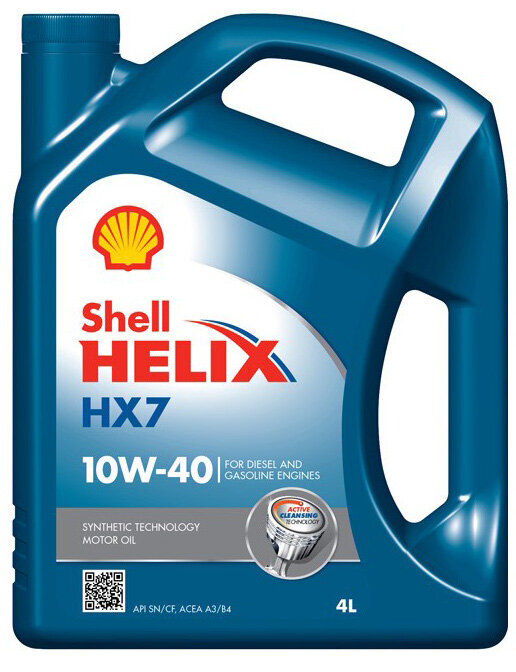 Mootorõli Shell HELIX HX7 10W-40, 4L hind ja info | Mootoriõlid | kaup24.ee