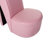 vidaXL kõrge kontsa kujuga tool, roosa, kunstnahk цена и информация | Aiatoolid | kaup24.ee