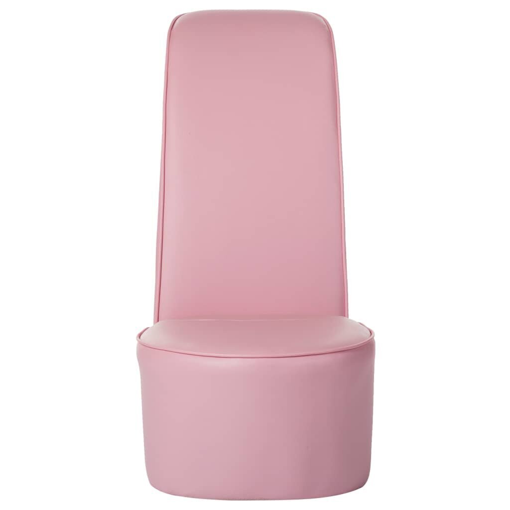 vidaXL kõrge kontsa kujuga tool, roosa, kunstnahk цена и информация | Aiatoolid | kaup24.ee