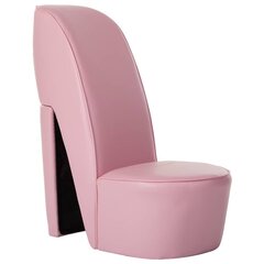 Кресло в форме туфли на высоком каблуке, розовое цена и информация | Садовые стулья, кресла, пуфы | kaup24.ee