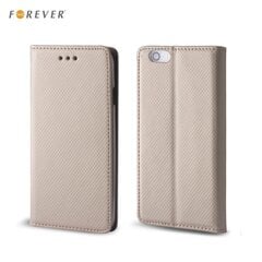 Forever Чехол-книжка с магнетической фиксацией без клипсы Samsung J510 Galaxy J5 Золотистый цена и информация | Чехлы для телефонов | kaup24.ee