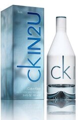 Calvin Klein In2U Men EDT meestele 100 ml hind ja info | Meeste parfüümid | kaup24.ee