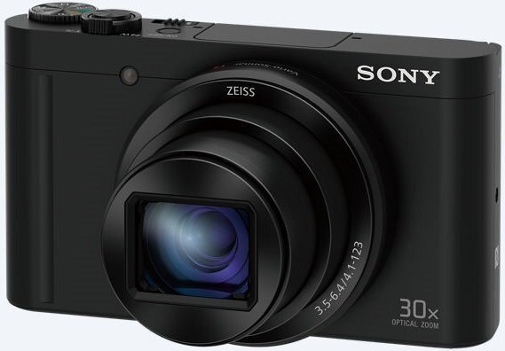 Sony 30x suumiga kompaktkaamera, must DSC-WX500B цена и информация | Fotoaparaadid | kaup24.ee