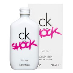 Naiste parfüüm Ck One Shock Calvin Klein EDT: Maht - 50 ml hind ja info | Naiste parfüümid | kaup24.ee