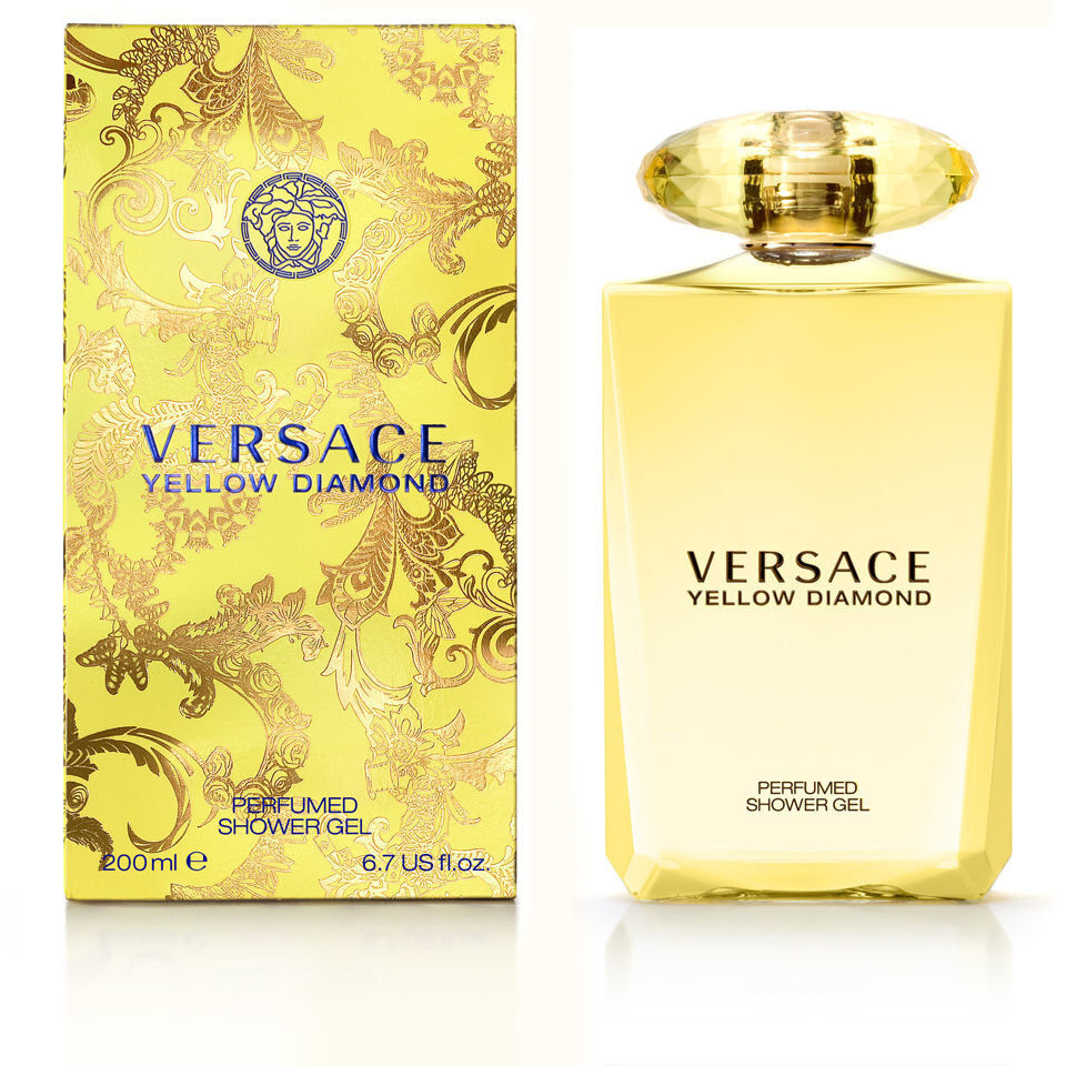 Dušigeel Versace Yellow Diamond naistele 200 ml цена и информация | Lõhnastatud kosmeetika naistele | kaup24.ee