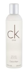 Dušigeel Calvin Klein CK One unisex 250 ml цена и информация | Парфюмированная косметика для женщин | kaup24.ee