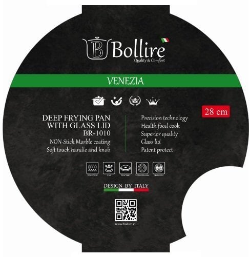 Bollire sügav pann kaanega Venezia Line, 28 cm hind ja info | Pannid | kaup24.ee