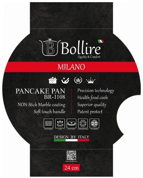 Bollire pannkoogipann Milano Line, 24 cm цена и информация | Pannid | kaup24.ee