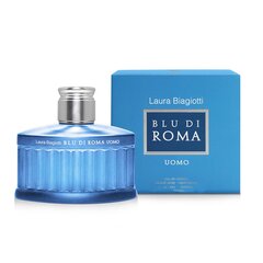 Laura Biagiotti Blu Di Roma Uomo EDT для мужчин 125 ml цена и информация | Мужские духи | kaup24.ee