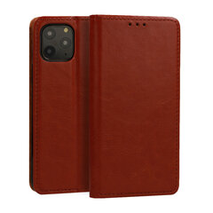 Telefoniümbris Leather book iPhone 12 Pro Max, pruun hind ja info | Telefoni kaaned, ümbrised | kaup24.ee