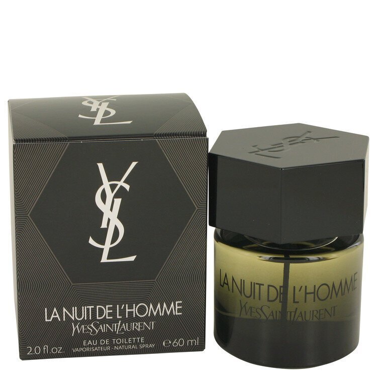 Yves Saint Laurent La Nuit De L´Homme – tualettvesi pihusti 60 ml цена и информация | Meeste parfüümid | kaup24.ee