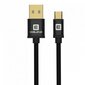 Evelatus Data cable Micro USB EDC02 Dual Side - Blister Grey цена и информация | Mobiiltelefonide kaablid | kaup24.ee