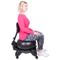 Гимнастический мяч - стул inSPORTline G-Chair цена и информация | SportVida Фитнес упражнений & Реабилитации мяч 55CM диаметр с насосом Коралллого Розовый | kaup24.ee