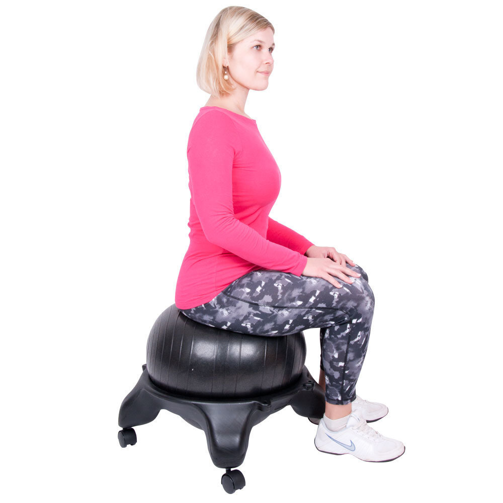Fitness palliga kontoritool inSPORTline G-Chair Basic 53 cm hind ja info | Võimlemispallid | kaup24.ee